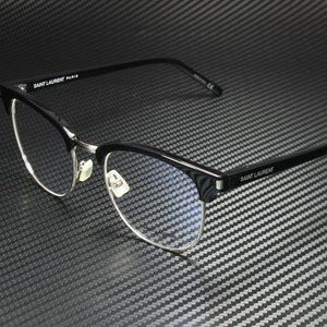 New Saint Laurent Men's Shiny Black Eyeglasses!